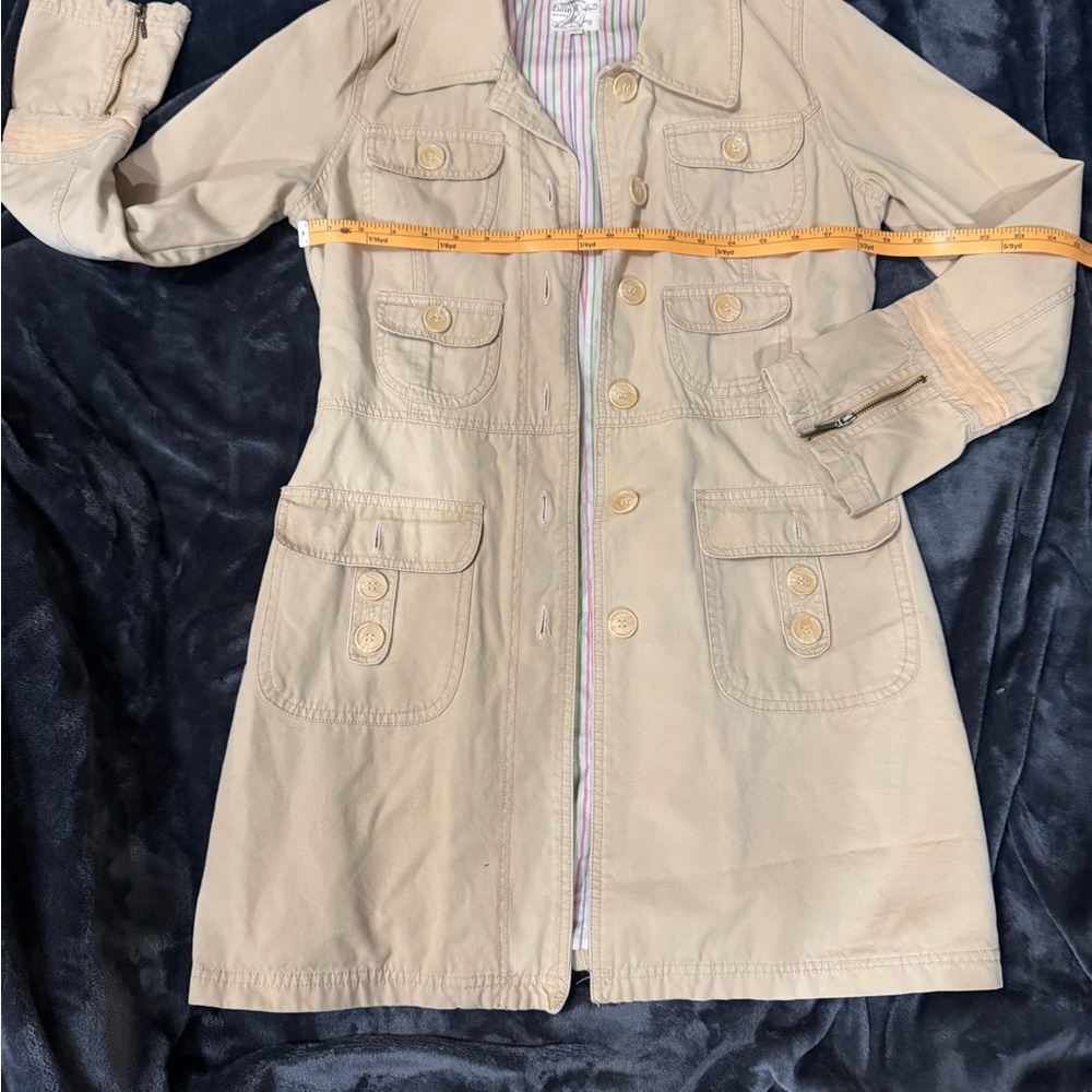 Tulle Women's Cream Trench Coat